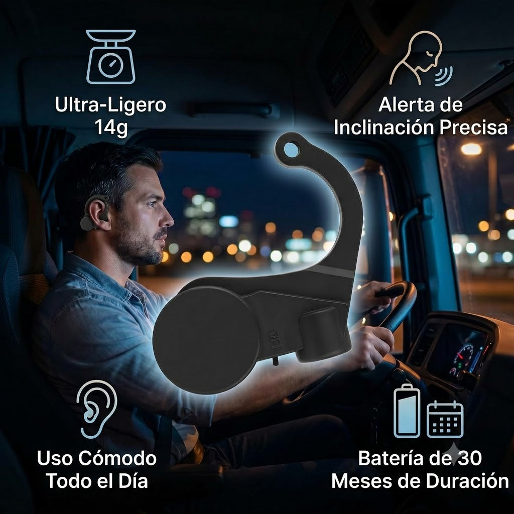 DriveAlert™ - uxcell Recordatorio de conducción con alarma antisueño de alerta de vibración
