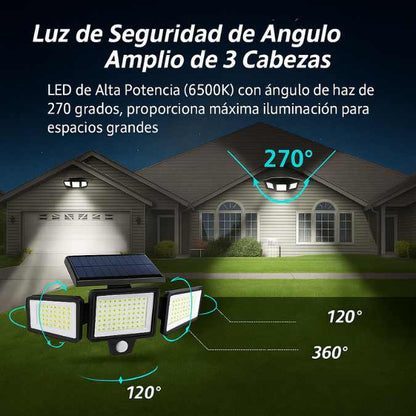 LumiGuard® 270° - Ilumina y protege tu hogar desde hoy