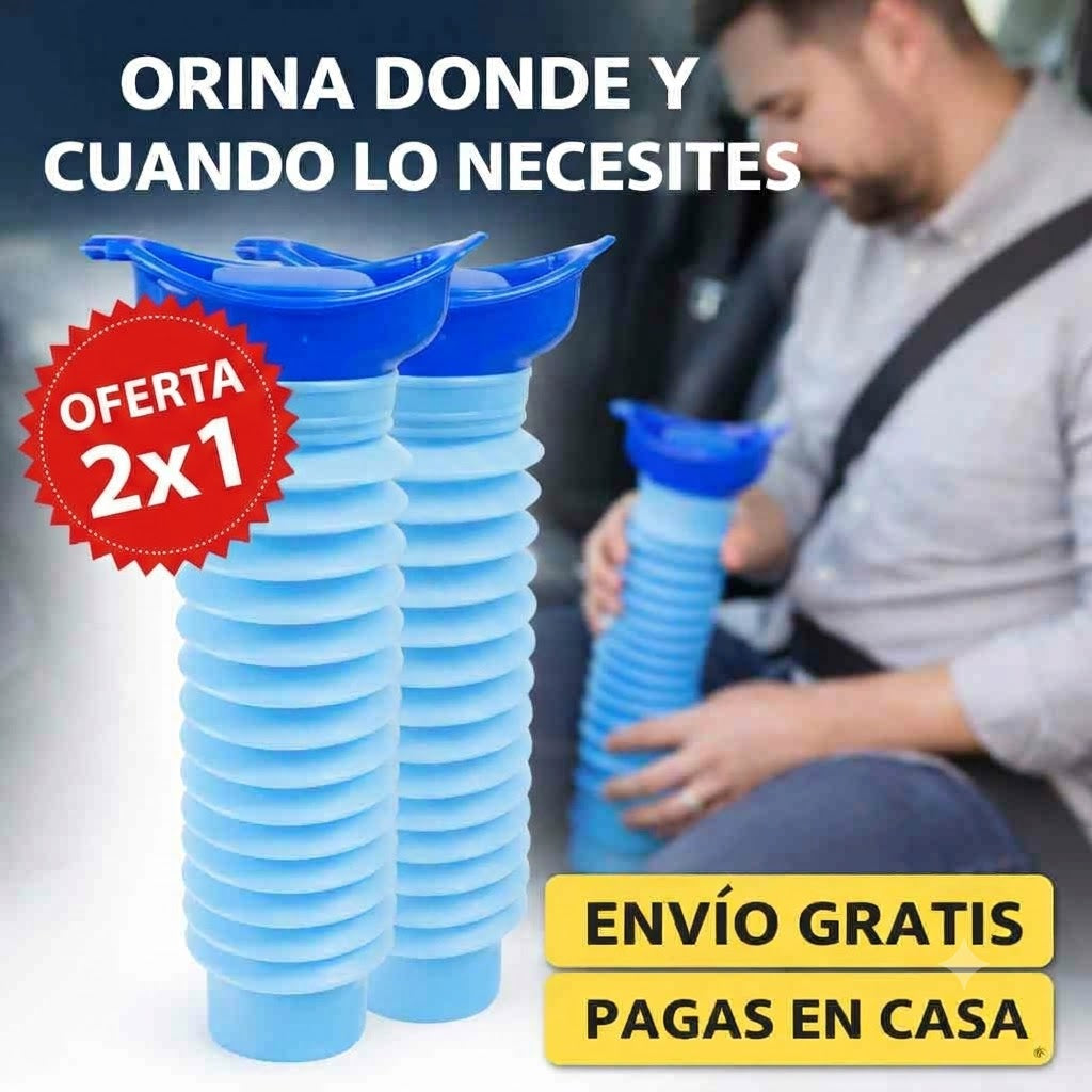UrinCare™ - UNA SOLUCIÓN DISCRETA PARA URGENCIAS URINARIAS 2X1