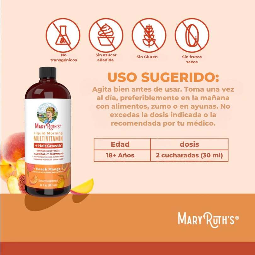 MARY RUTHS® X 1000 ML - OLVÍDATE DEL PELO Y UÑAS DÉBILES Y CUIDA TU CUERPO