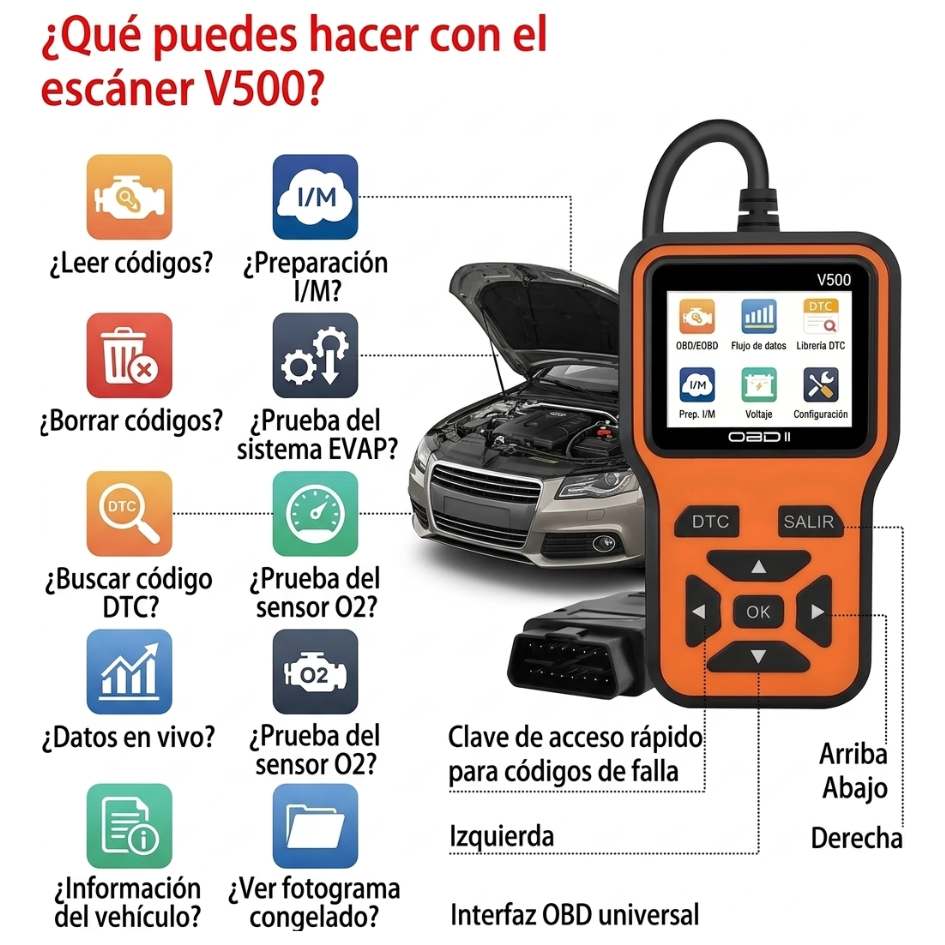 V-Scan Pro® - DEJA DE REGALARLE PLATA AL MECÁNICO ⚙️