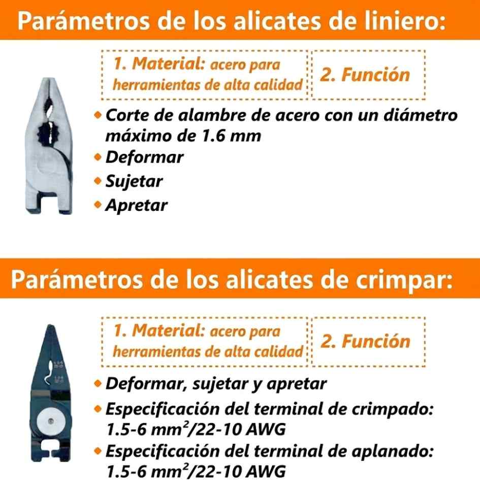 STAHLMANN® - Juego De Alicates 5 En 1 intercambiable