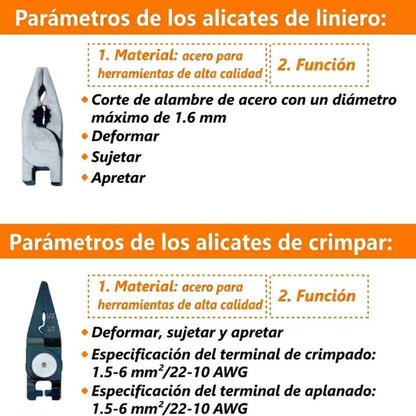 STAHLMANN® - Juego De Alicates 5 En 1 intercambiable