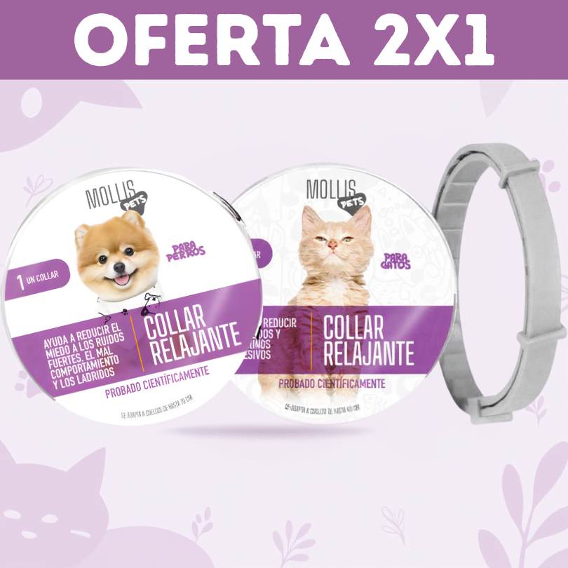 2X1 PawHappy™ Collar de feromonas para Gatos y Perros