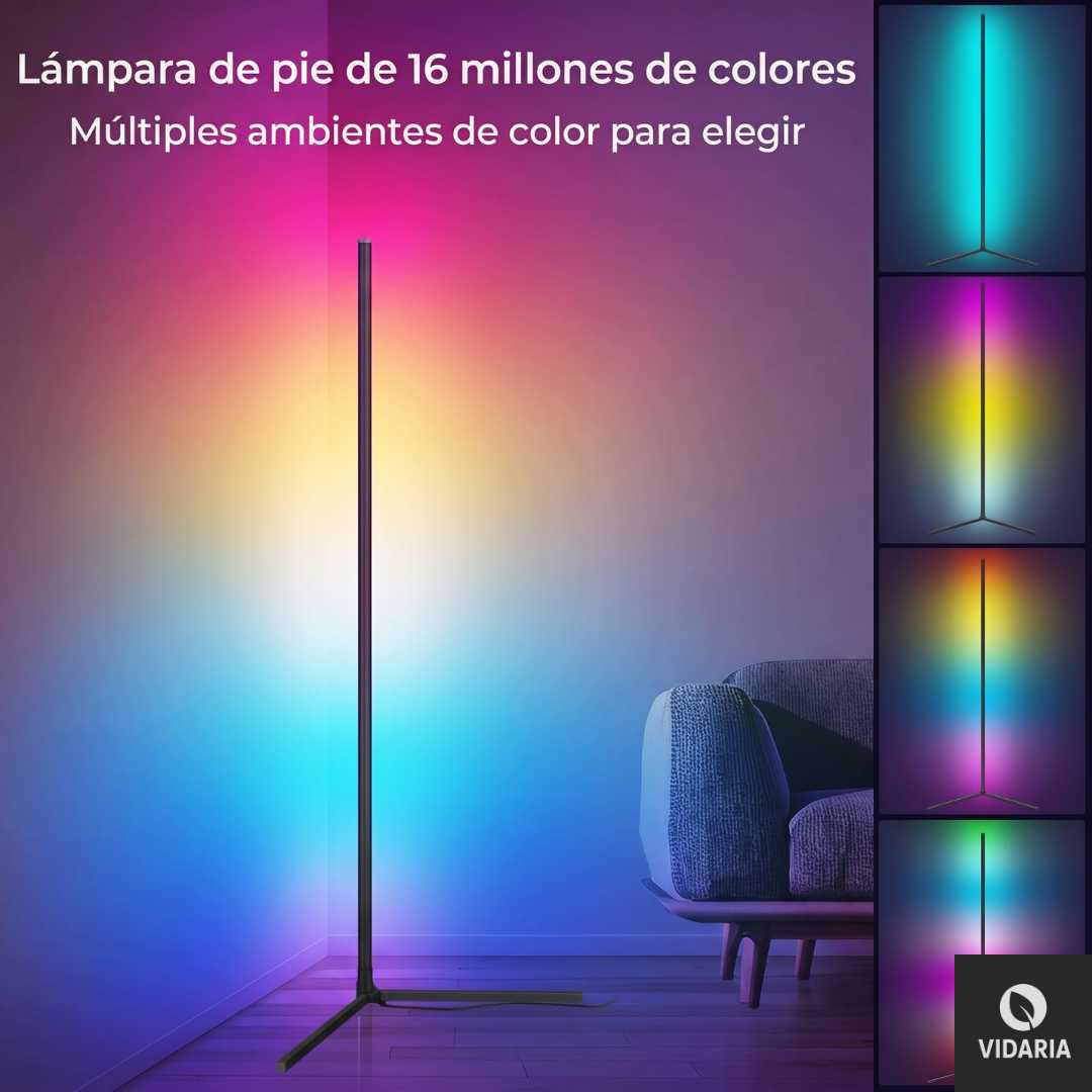 Aura Glow® Lámpara de Esquina RGB 6000 lumens ✨