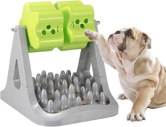 RollFeed Pet™ - Comedero interactivo Para Mascotas De Rodillo