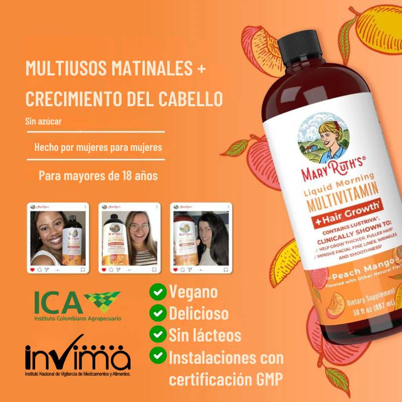 MARY RUTHS® X 1000 ML - OLVÍDATE DEL PELO Y UÑAS DÉBILES Y CUIDA TU CUERPO