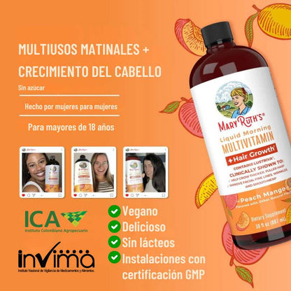 MARY RUTHS® X 1000 ML - OLVÍDATE DEL PELO Y UÑAS DÉBILES Y CUIDA TU CUERPO