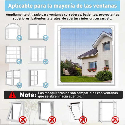 MALLA MOSQUITERA CORTINA PARA VENTANA