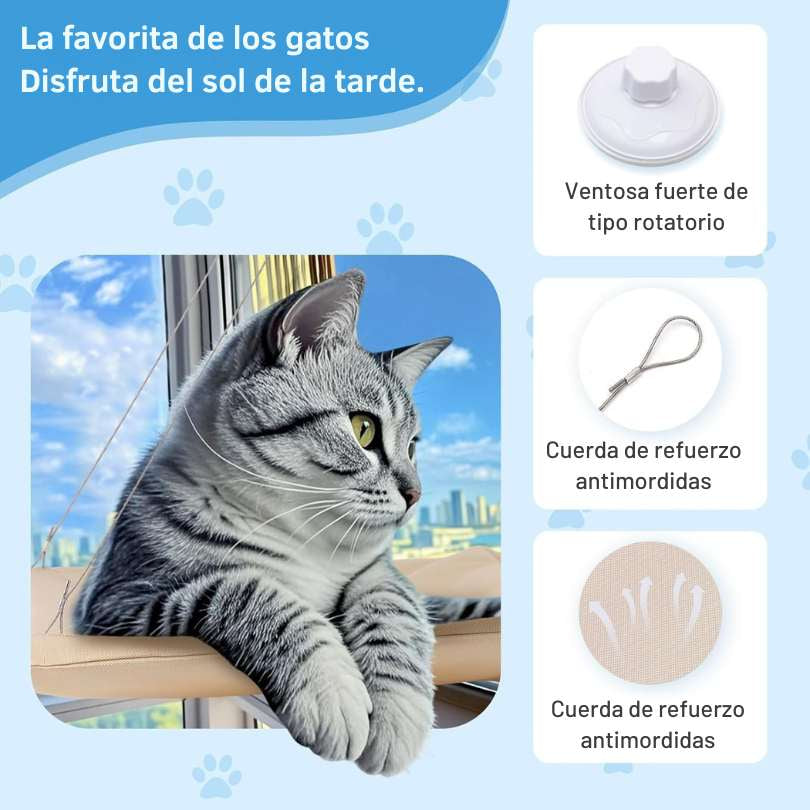 SkyBed®  - DALE A TU GATO SU PROPIO MIRADOR PRIVADO