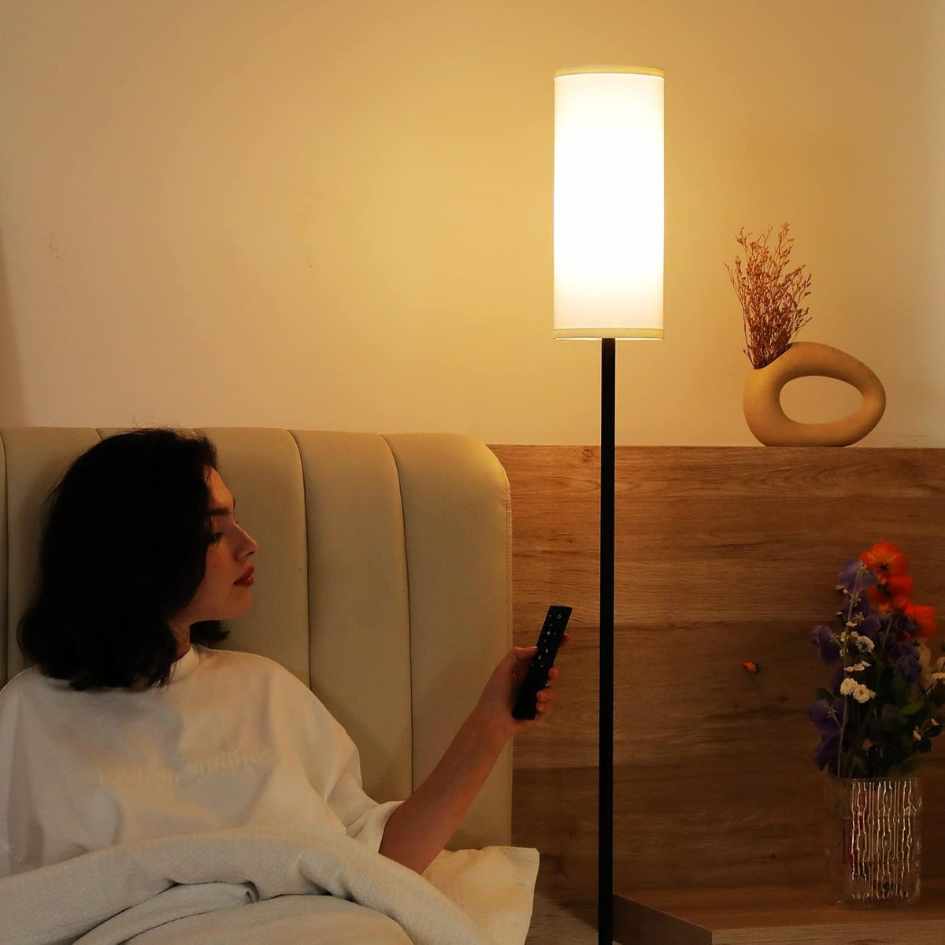 ATIKUS® LÁMPARA DE PIE INTELIGENTE - Alexa, Google Home y Siri.