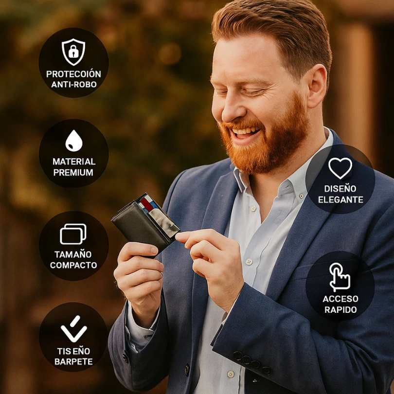 Velin RFID Pro® - Minimalista, moderna y 100 % segura contra el robo digital