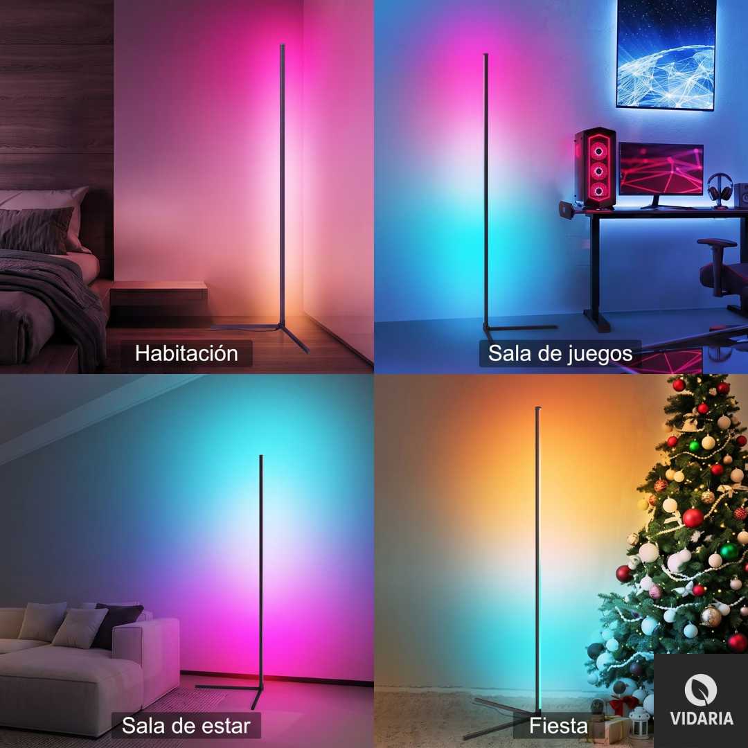 Aura Glow® Lámpara de Esquina RGB 6000 lumens ✨
