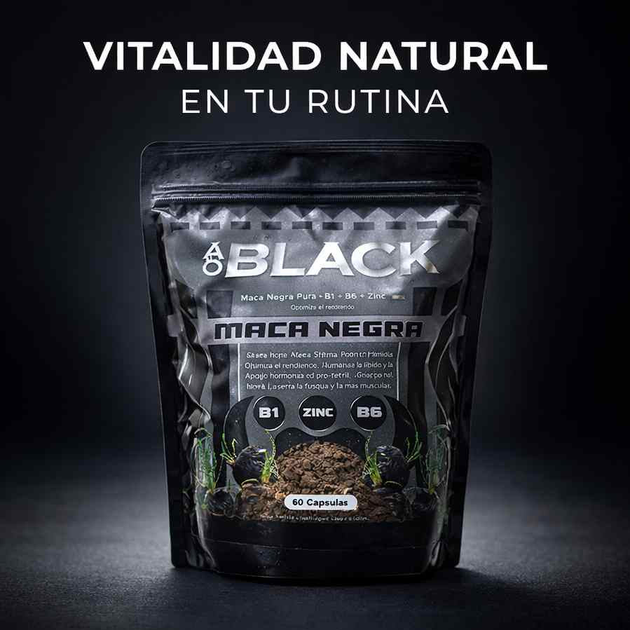 AO BLACK MACA® - DURA MAS DONDE SEA Y CUANDO SEA