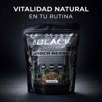 AO BLACK MACA® - DURA MAS DONDE SEA Y CUANDO SEA