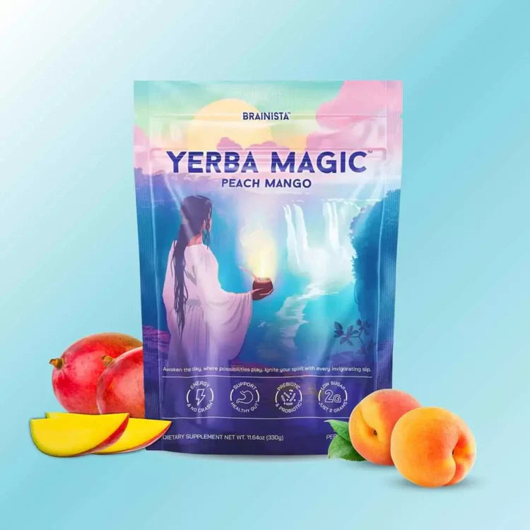 YERBA MAGIC PEACH 3 EN 1 - LUCE MEJOR EN TIEMPO RECORD - INSTANTÁNEO EN POLVO