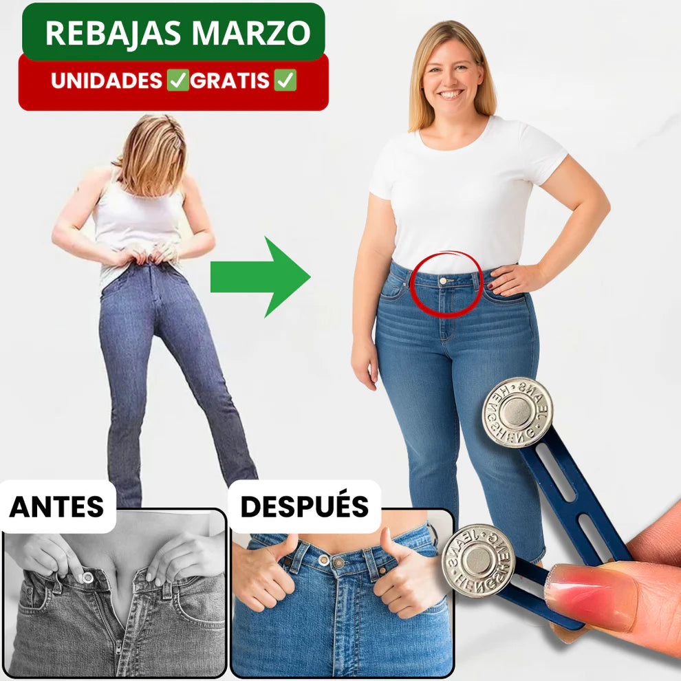 BOTONEX™ - AJUSTA TU ROPA AL INSTANTE SIN INCOMODIDAD 2x1