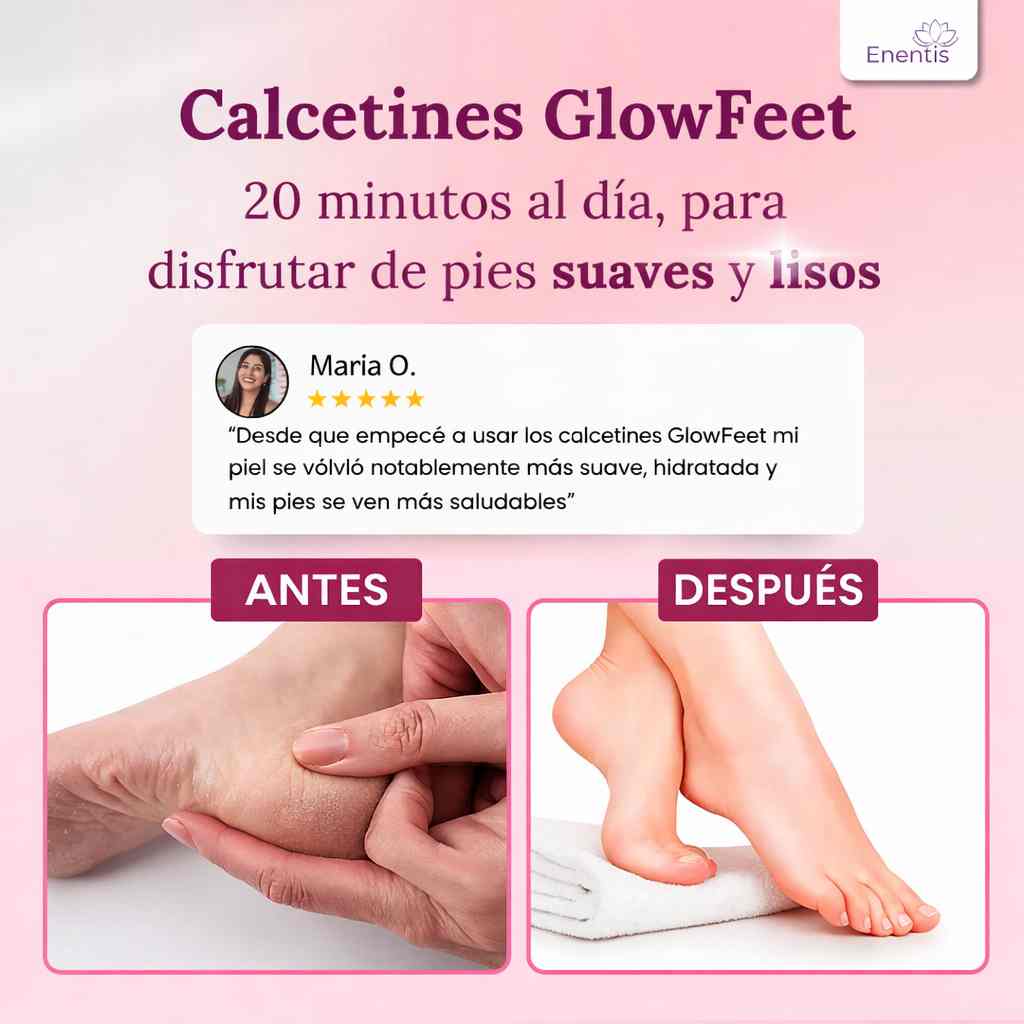 GLOWFEET® - 3X1 – TRATAMIENTO INTENSIVO PARA PIES RESECOS Y AGRIETADOS