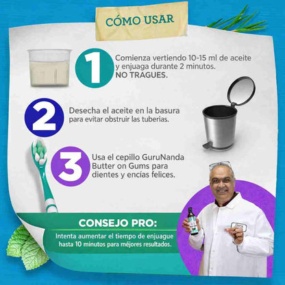GURUNANDA® - BLANQUEADOR DENTAL DETOX