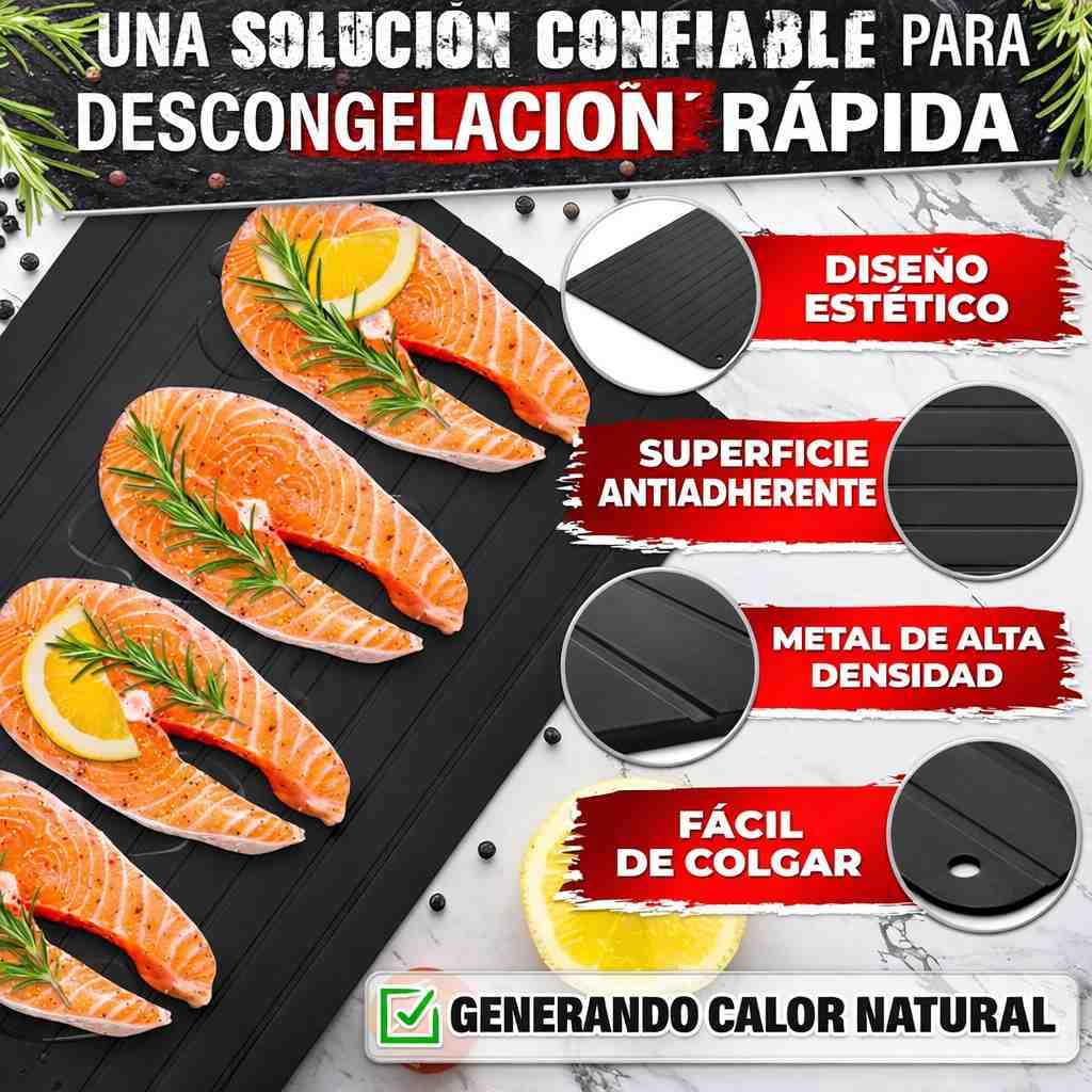 DEFROSTPRO™ DESCONGELA TU COMIDA HASTA 5X MÁS RÁPIDO