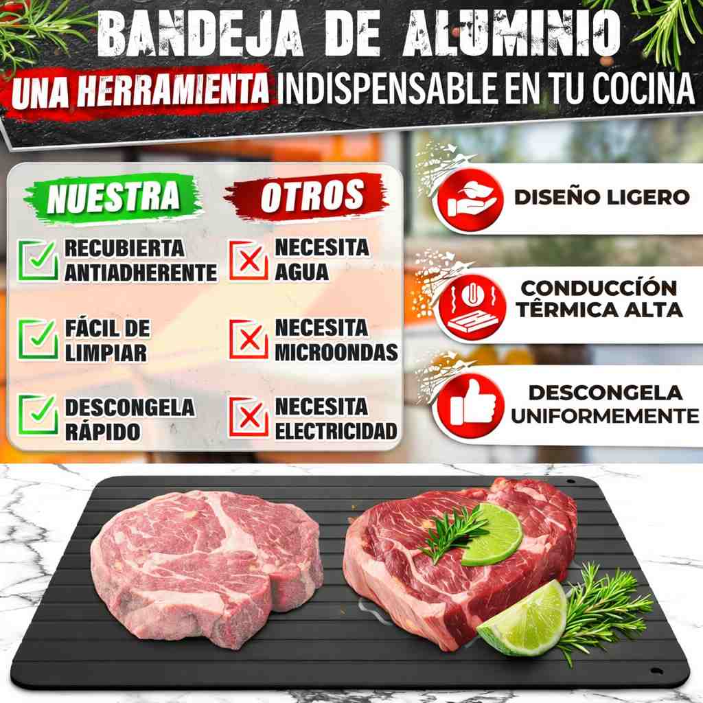 DEFROSTPRO™ DESCONGELA TU COMIDA HASTA 5X MÁS RÁPIDO