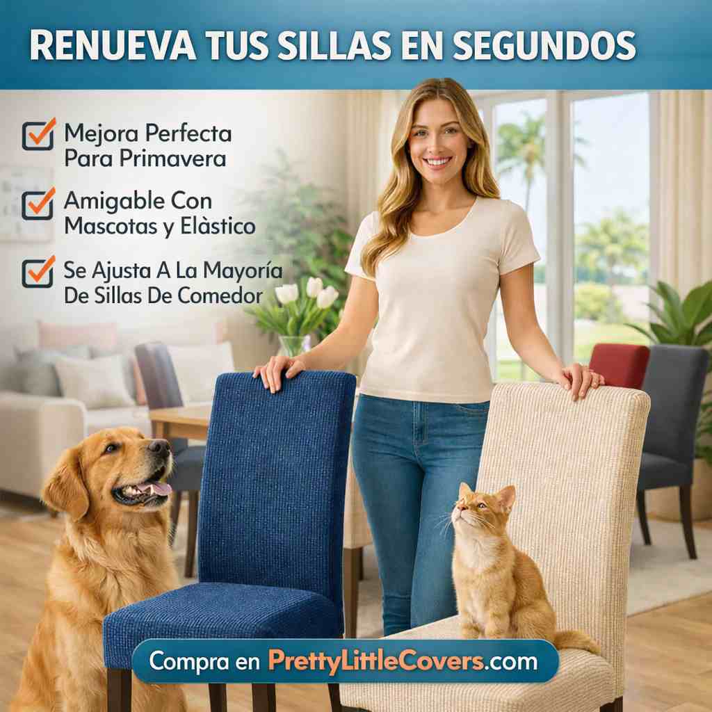PrettyGuard™: ¡sillas limpias, protegidas y como nuevas! +2 FORROS GRATIS