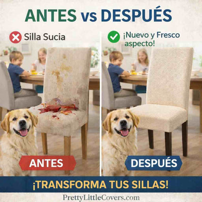 PrettyGuard™: ¡sillas limpias, protegidas y como nuevas! +2 FORROS GRATIS