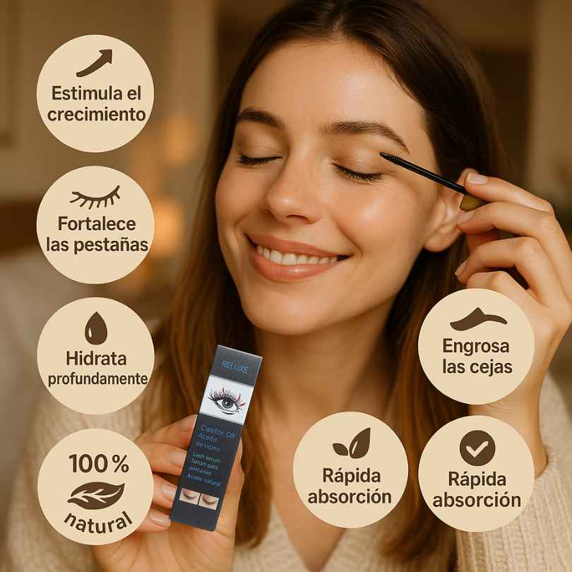 LASHBOOST NATURAL™ CON ACEITE DE RICINO – ¡LLÉVATE 2X1 HOY! 💚