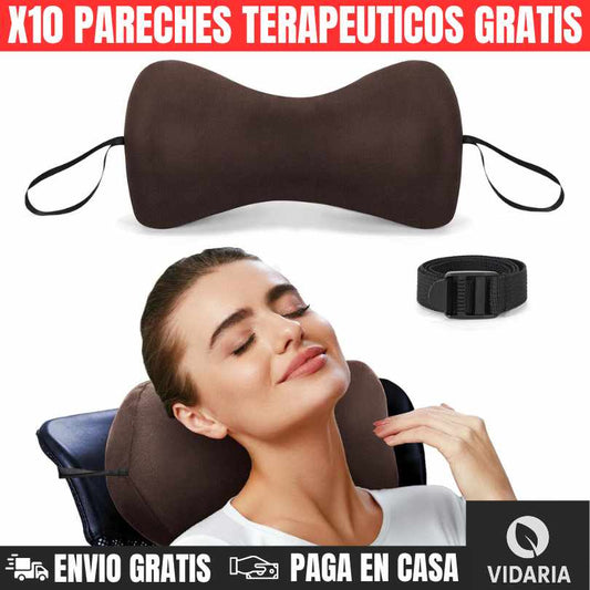 TRAVEL PILLOW® ELIMINA LA TENSIÓN LUMBAR+ x10 PARCHES TERAPÉUTICOS