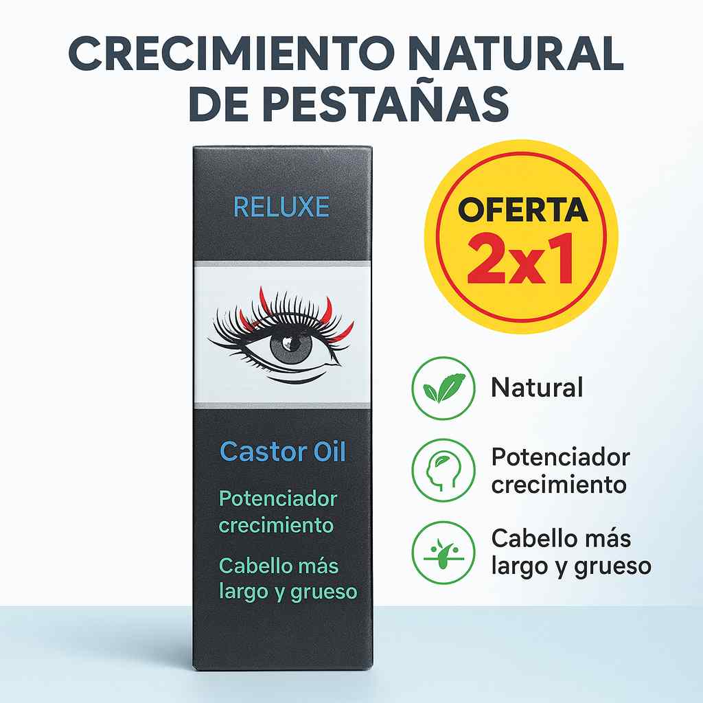 LASHBOOST NATURAL™ CON ACEITE DE RICINO – ¡LLÉVATE 2X1 HOY! 💚