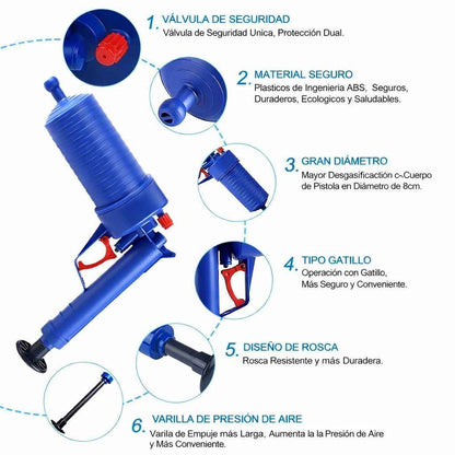 BOOMSHOT® - DISPARA LA OBSTRUCCIÓN Y LIBERA TU TUBERIA AL INSTANTE