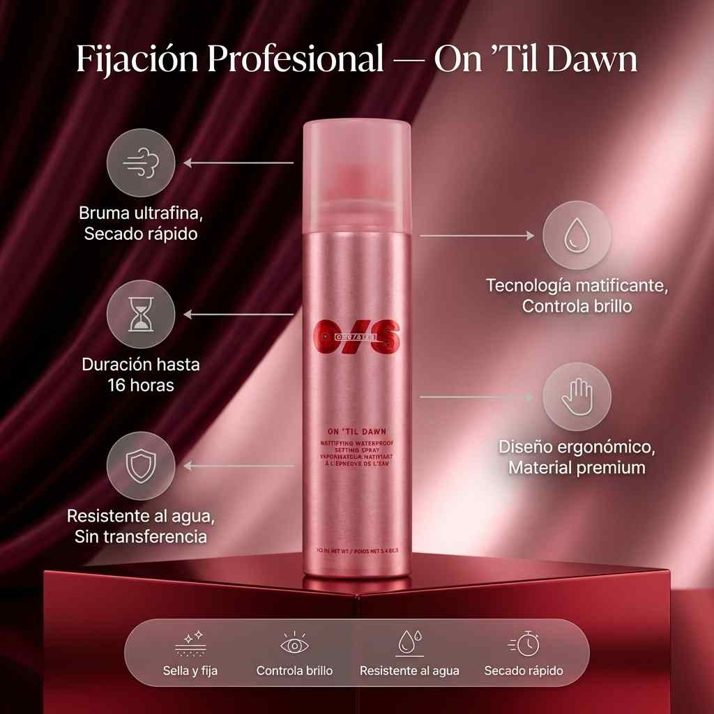 O/S ON ’TIL DAWN® MAQUILLAJE INTACTO TODO EL DÍA 2x1