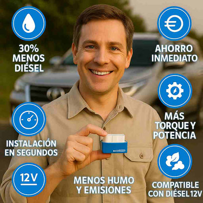 ecoOBD pro DIESEL ¡Paga menos en gasolina cada semana!⛽🔥
