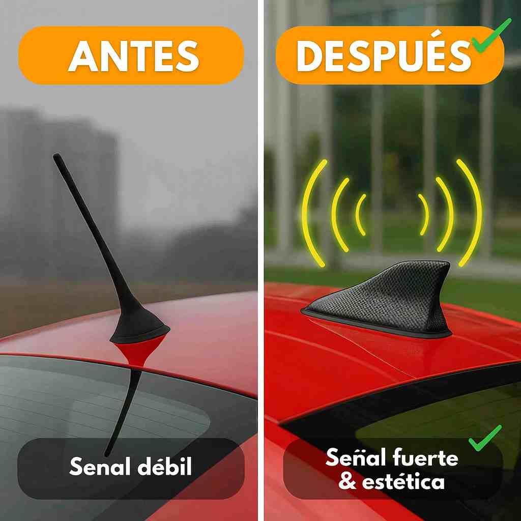Amplificador de Antena para Carro Shark – La Mejor Recepción de Radio