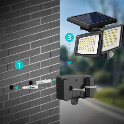 LumiGuard® 270° - Ilumina y protege tu hogar desde hoy