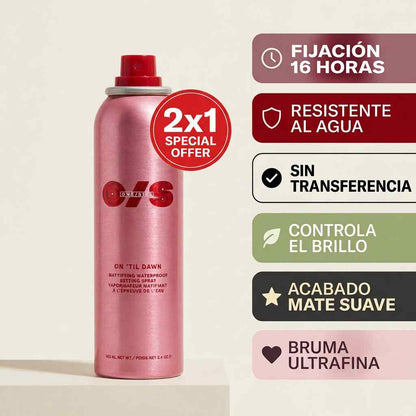 O/S ON ’TIL DAWN® MAQUILLAJE INTACTO TODO EL DÍA 2x1