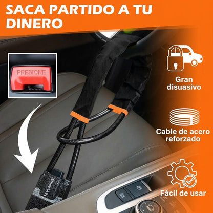 STEERLOCK PRO™ – PROTEGE TU CARRO Y EVITA ROBOS EN SEGUNDOS