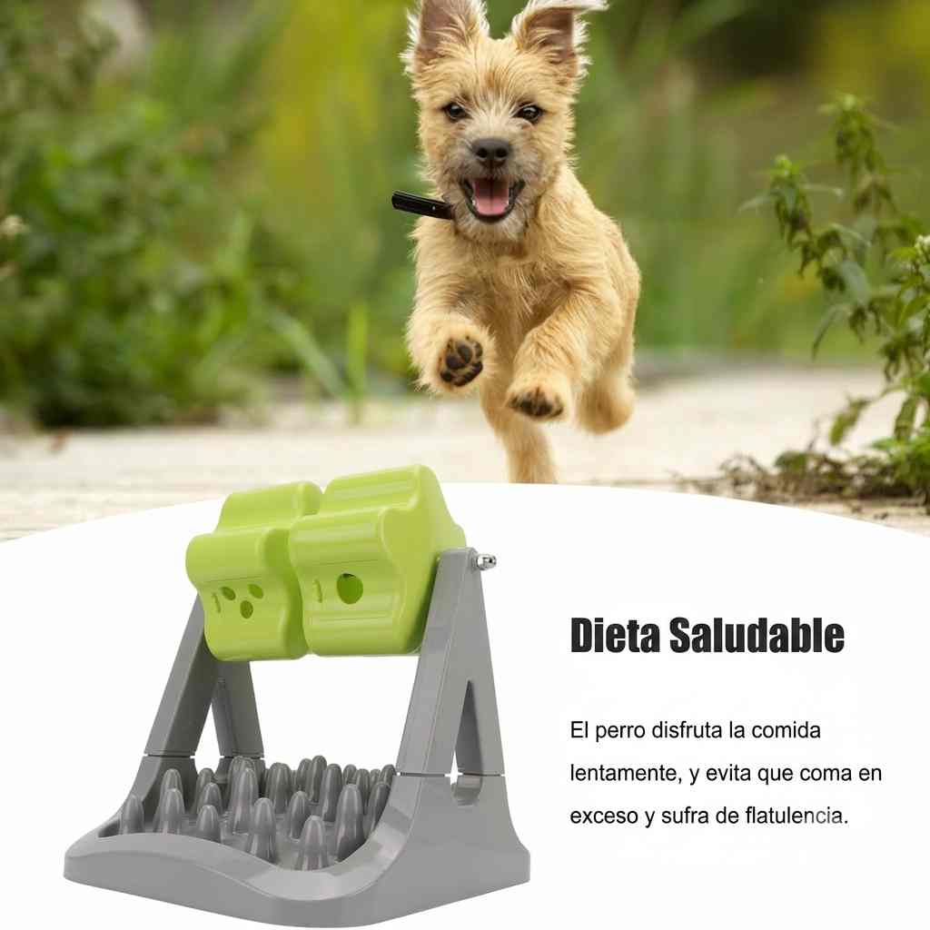 RollFeed Pet™ - Comedero interactivo Para Mascotas De Rodillo