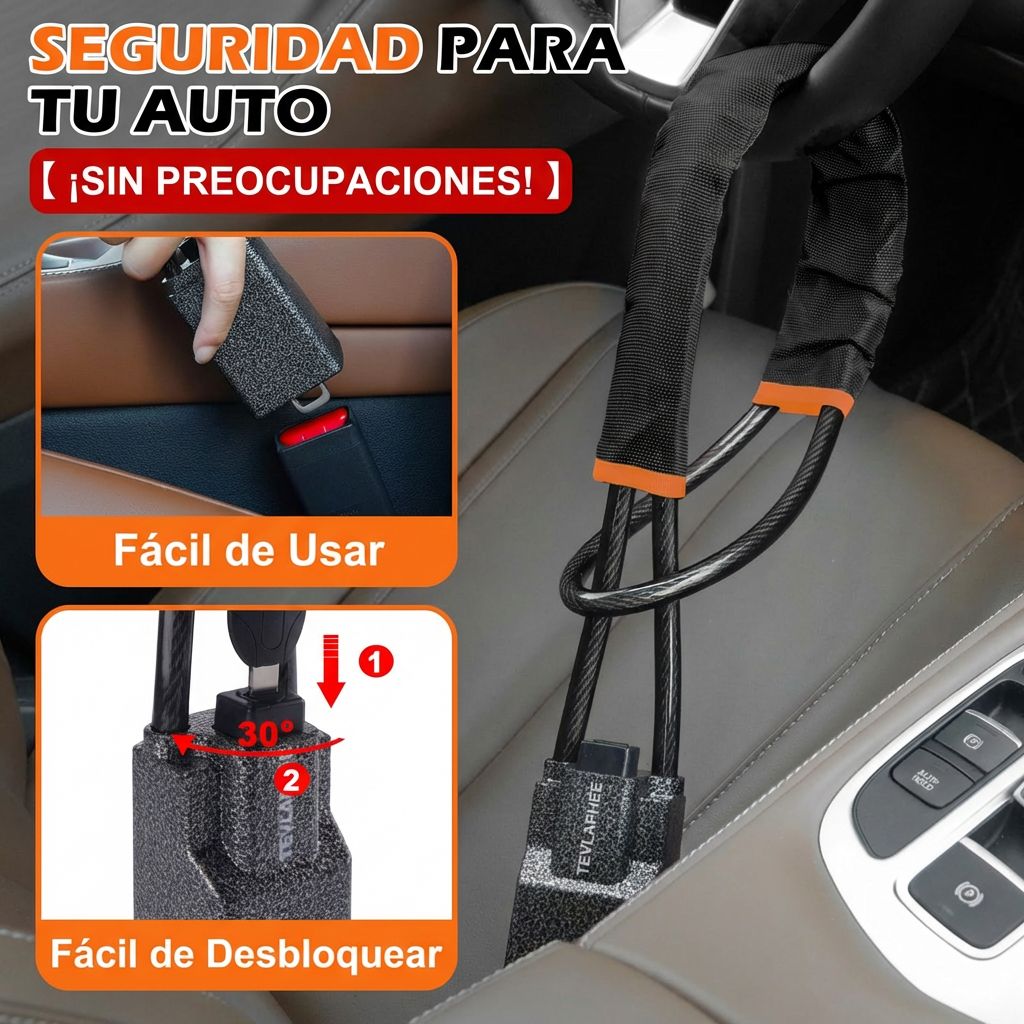 STEERLOCK PRO™ – PROTEGE TU CARRO Y EVITA ROBOS EN SEGUNDOS