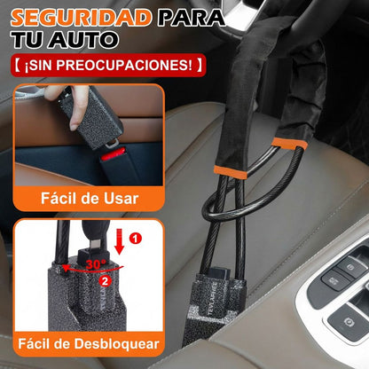 STEERLOCK PRO™ – PROTEGE TU CARRO Y EVITA ROBOS EN SEGUNDOS