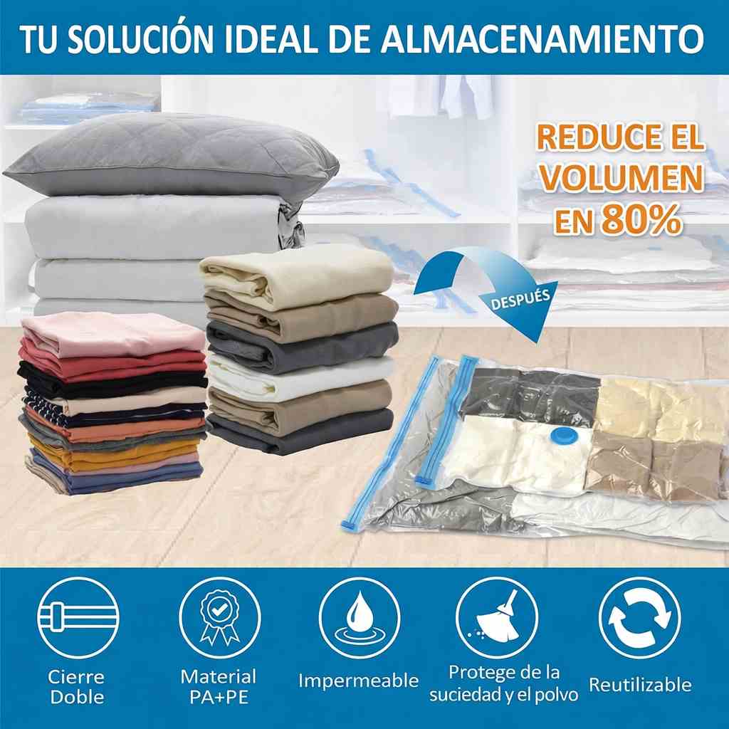 VACUUM SPACE® – AHORRA HASTA 80% DE ESPACIO