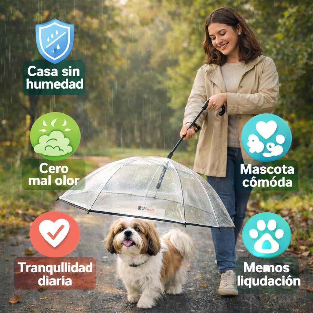 PAWDRY® - EL DETALLE QUE CAMBIA LOS PASEOS BAJO LA LLUVIA