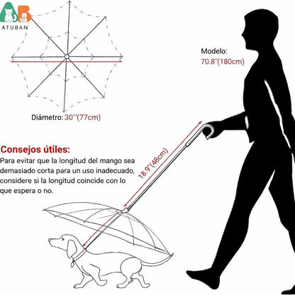 PAWDRY® - EL DETALLE QUE CAMBIA LOS PASEOS BAJO LA LLUVIA