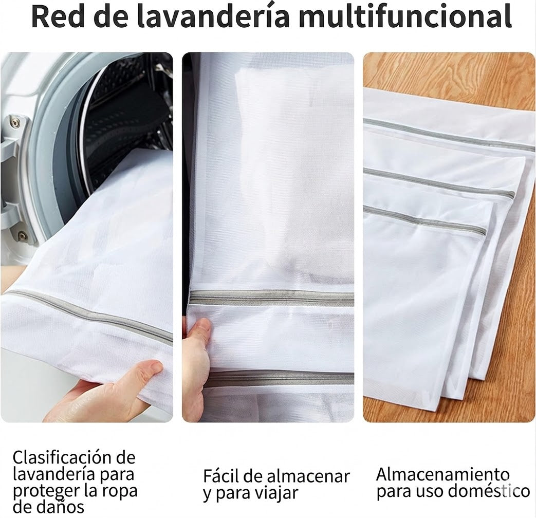 LAUNDRY BAG™ - PROTEGE TU ROPA DELICADA SIN ESFUERZO (PACK X 8)